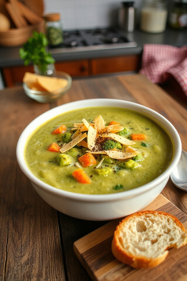 creamy gluten free broccoli soup