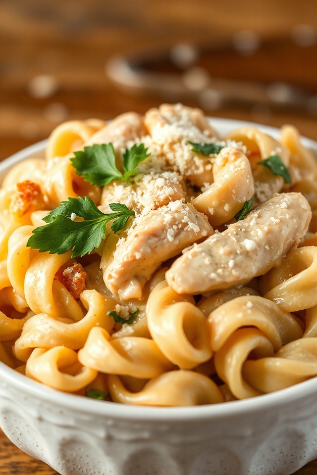 creamy gluten free chicken alfredo