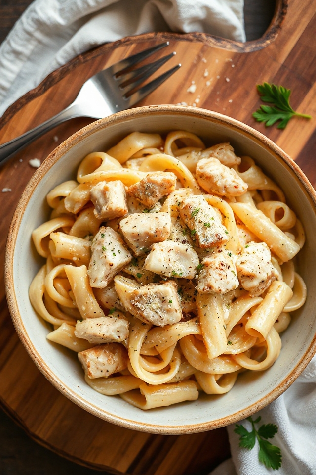 gluten free chicken alfredo