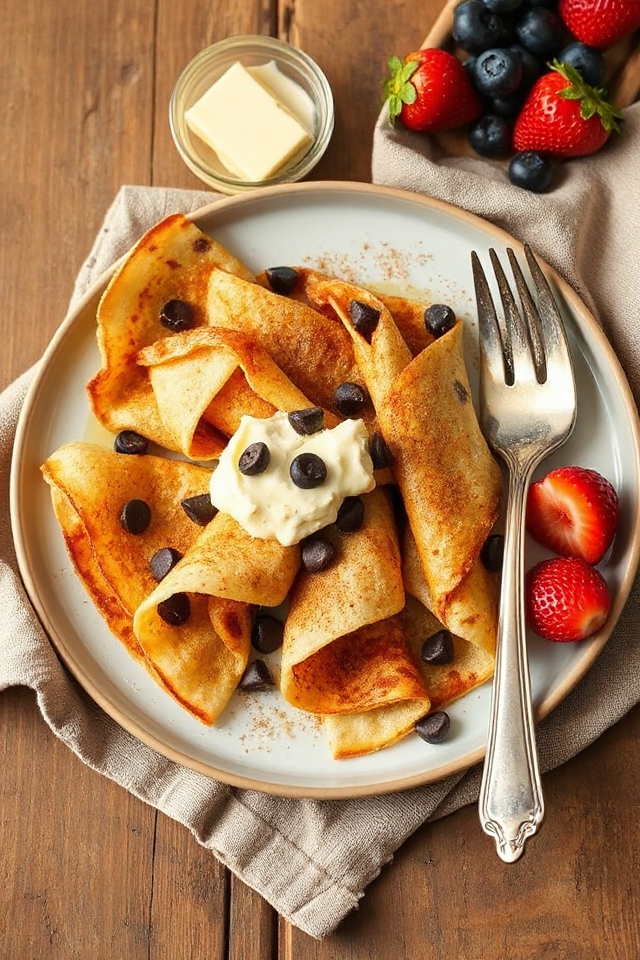 gluten free chocolate crepes