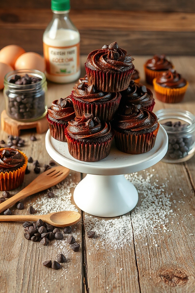 gluten free chocolate cupcakes
