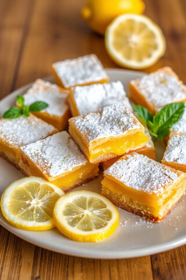 gluten free lemon bars recipe