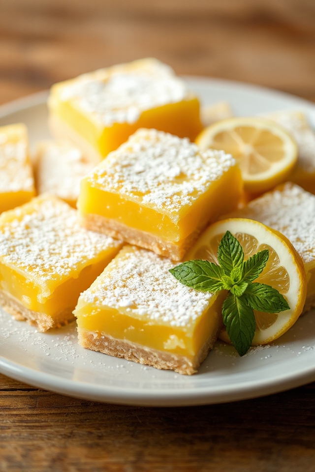 gluten free lemon bars recipe