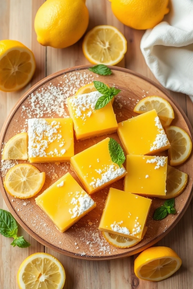 gluten free lemon bars