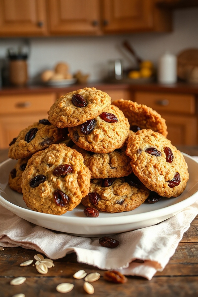 gluten free oatmeal raisin cookies