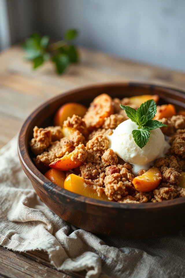 gluten free peach crisp recipe