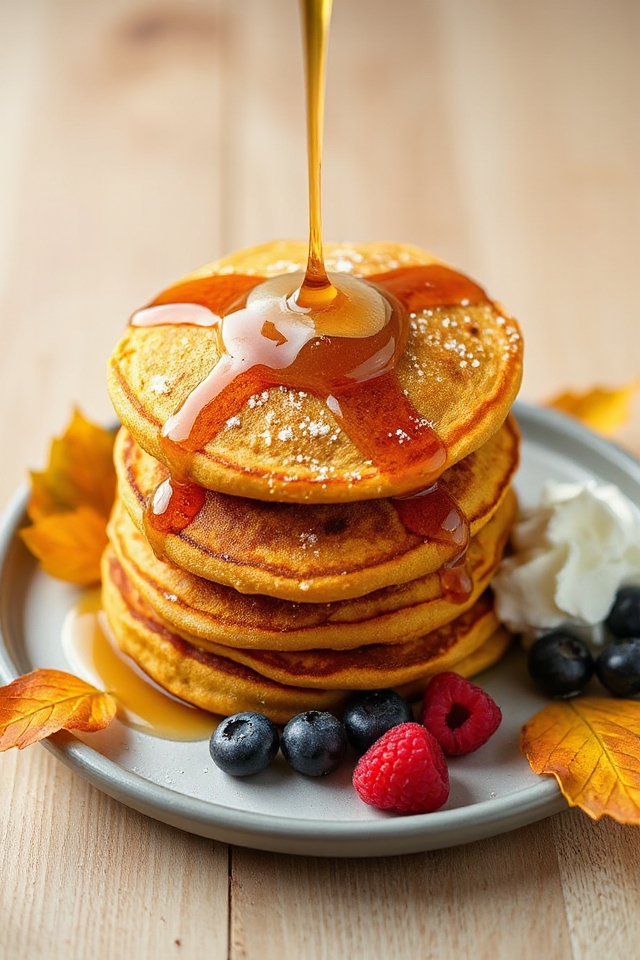 gluten free pumpkin pancakes