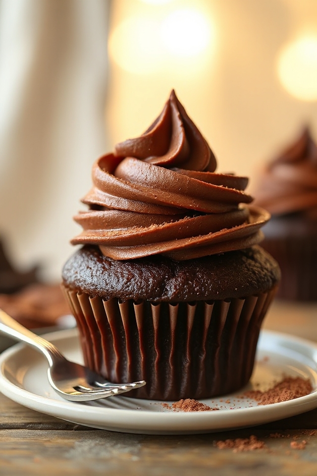 gluten free quinoa chocolate cupcakes