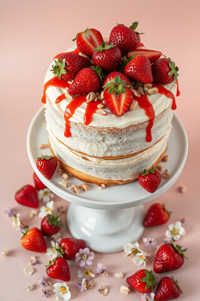 gluten free strawberry cake