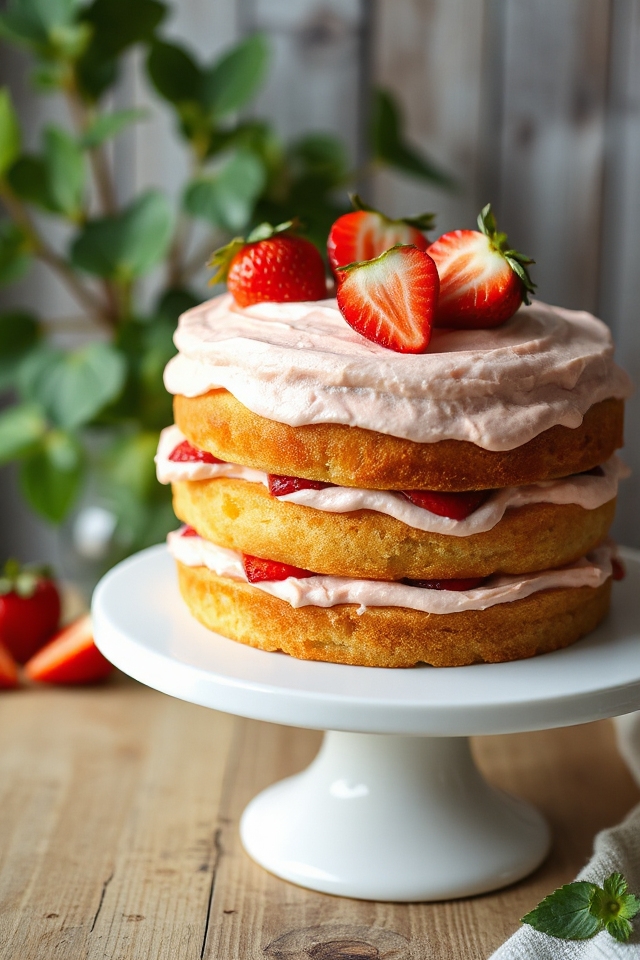 gluten free strawberry cake recipe