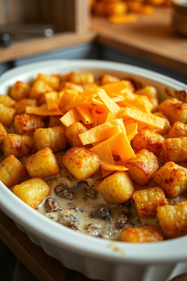 gluten free tater tot casserole