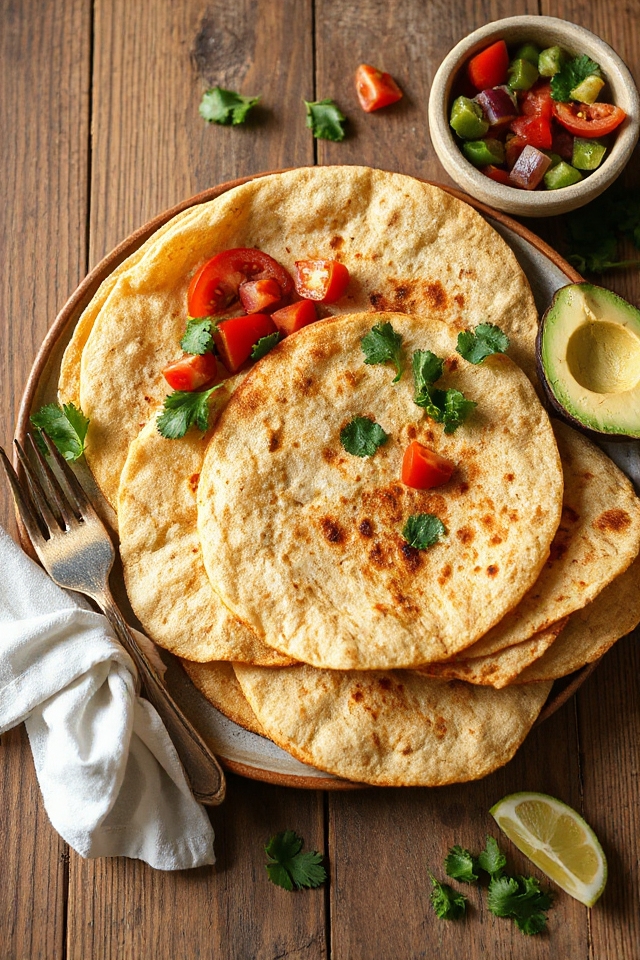gluten free tortilla preparation