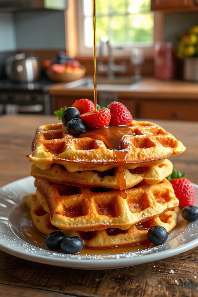 gluten free waffle recipe instructions