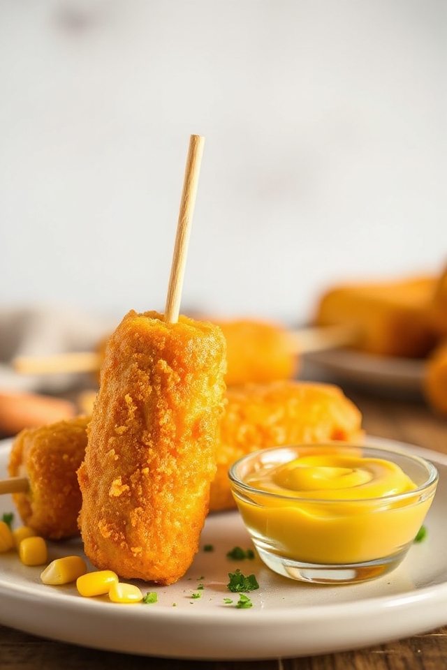 homemade gluten free corn dogs