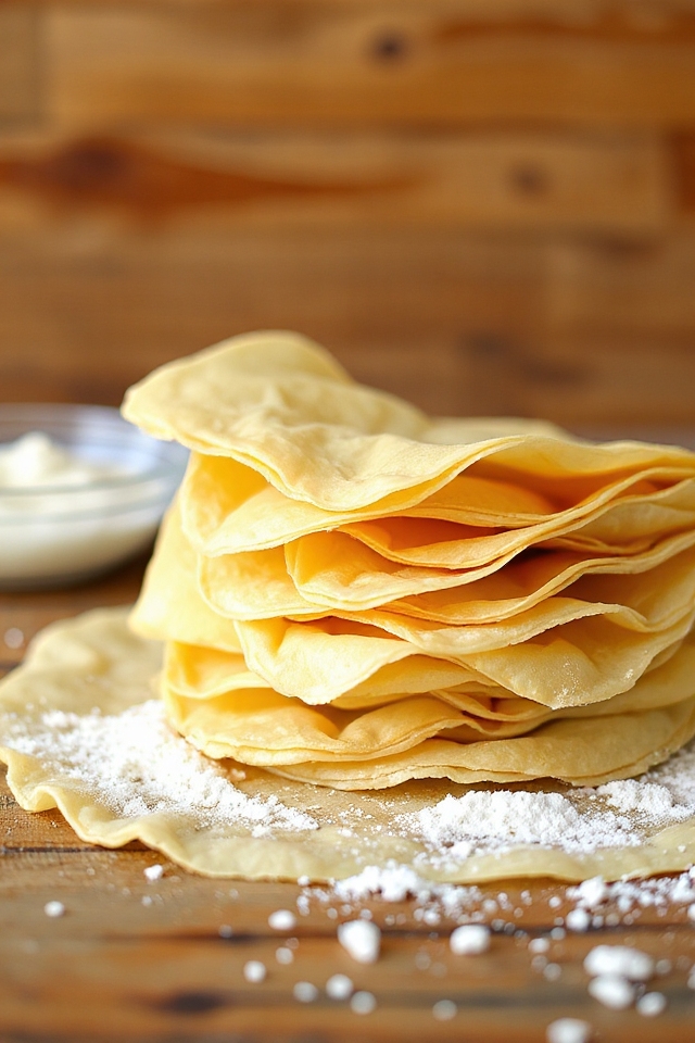 homemade gluten free phyllo dough