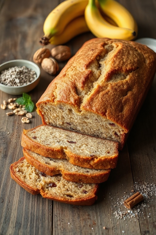 vegan gluten free banana bread